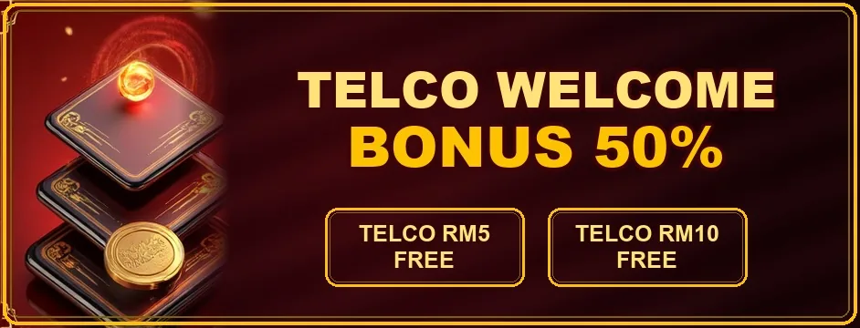 Toto888 Telco Welcome Bonus 50% promotion banner